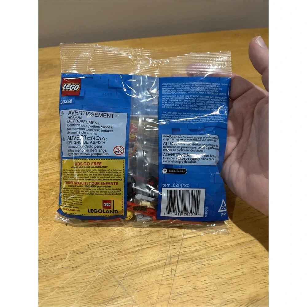 New LEGO City Sealed Polybag‎ set 30358 Dragster